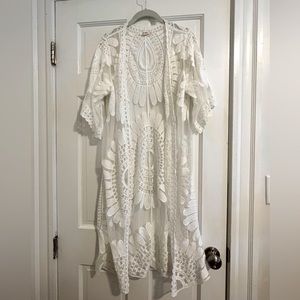 White Lace Coverup